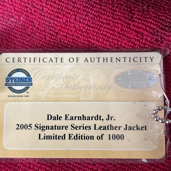 Vintage Wilson Leather Dale Jr # 486 of 1000 Signed jacket.very rare. - Picture 7 of 7